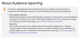 3 changes coming to Google Ads audience features